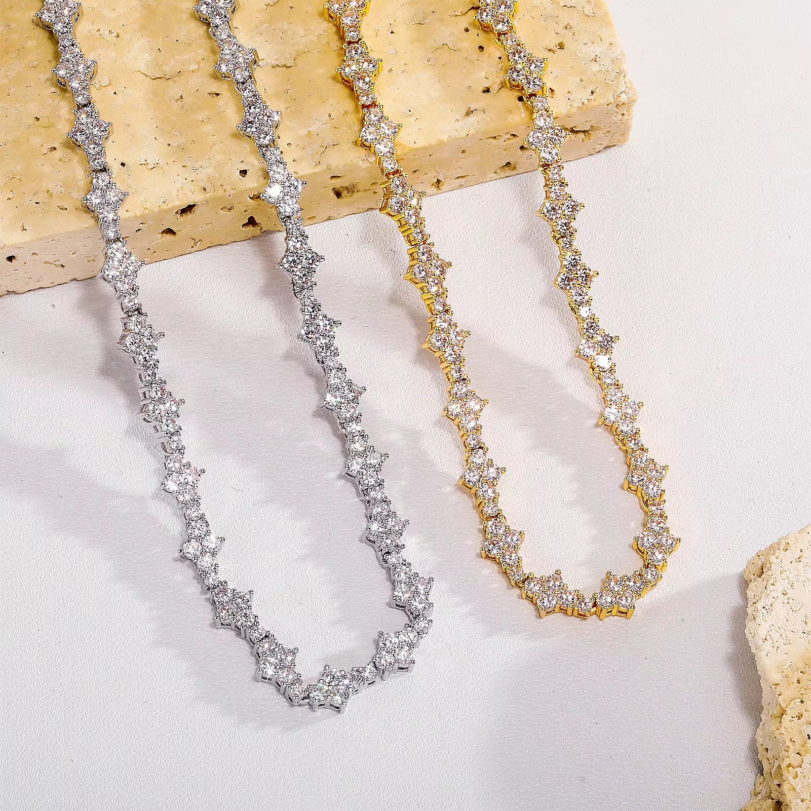 Icy Blossom Tennis Choker