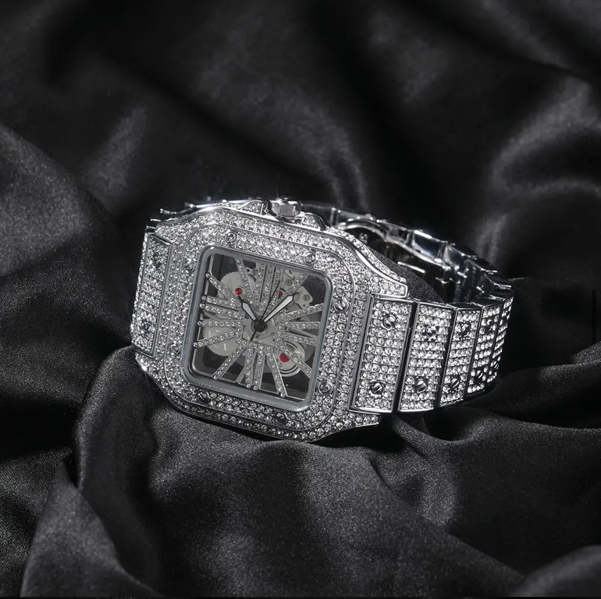 Icy Hollow Square Watch (Pre-Order)