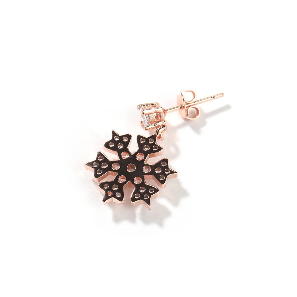 Icy Snowflake Earrings