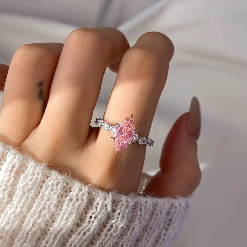 Icy Marquise-Cut Ring