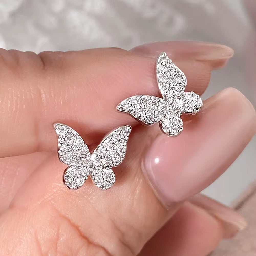 Icy Butterfly Earrings