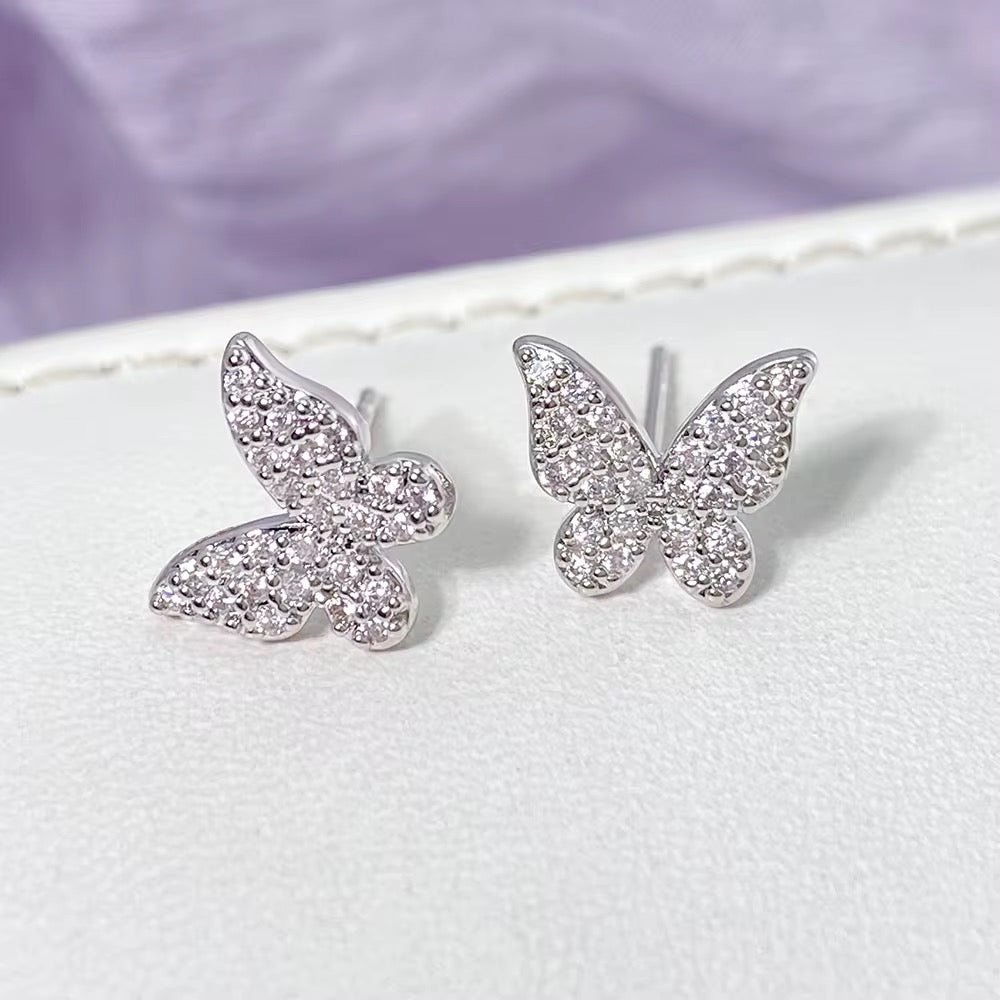 Icy Butterfly Earrings