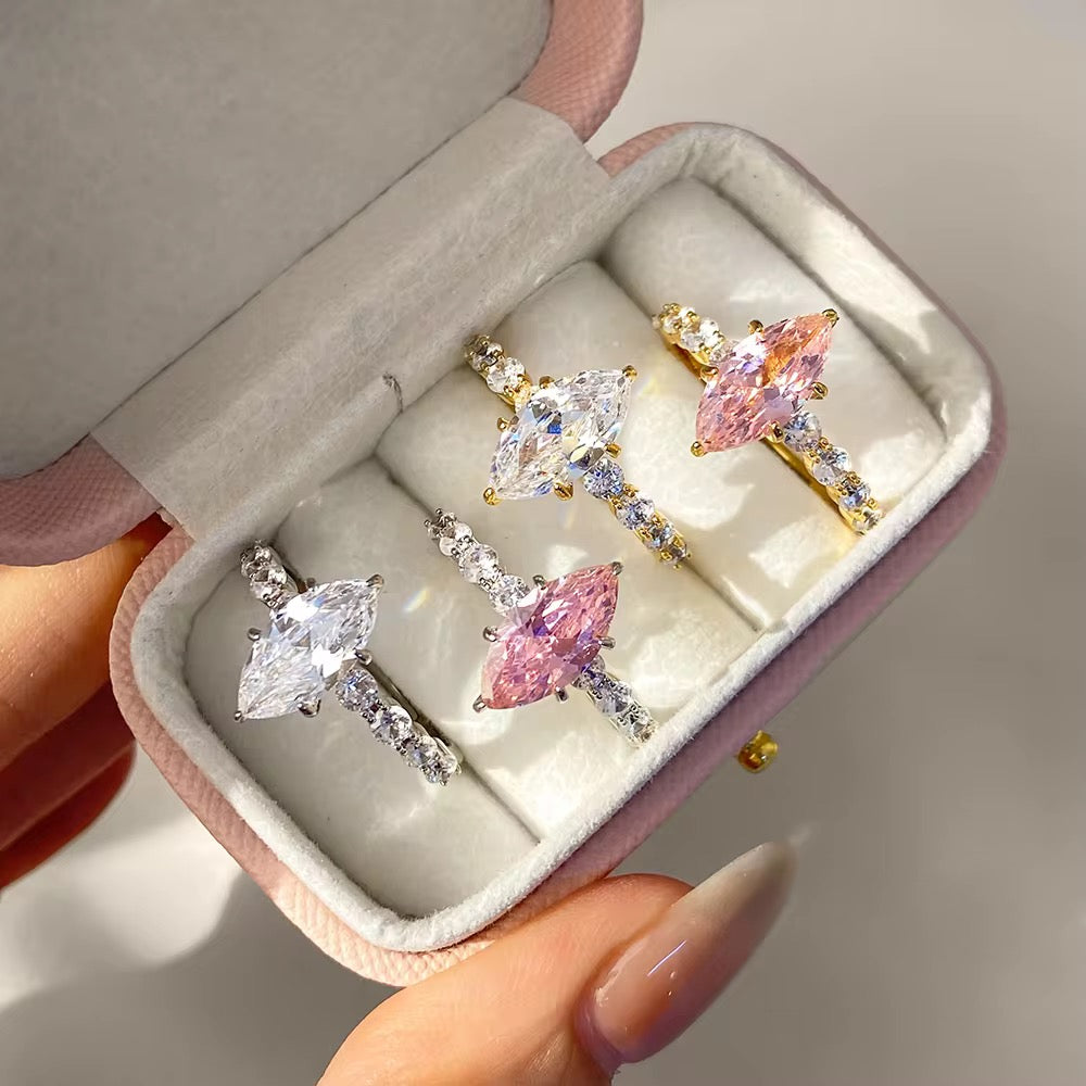 Icy Marquise-Cut Ring