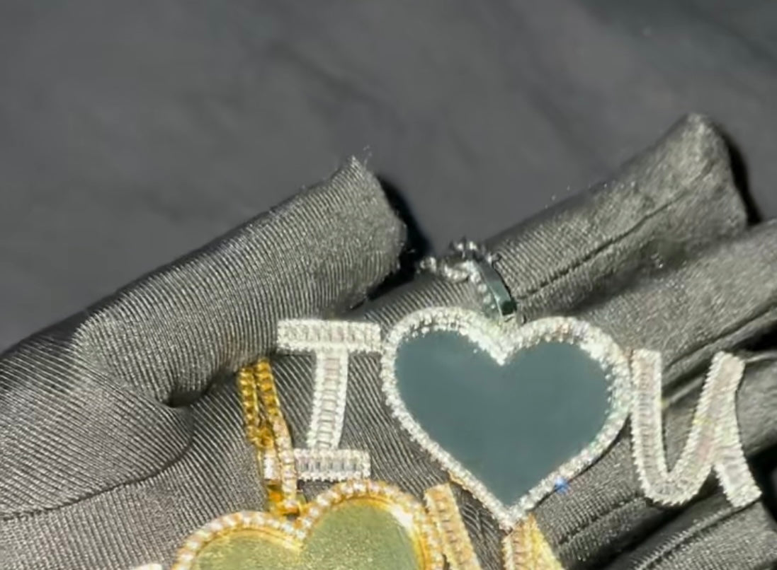 I Love You Photo Necklace