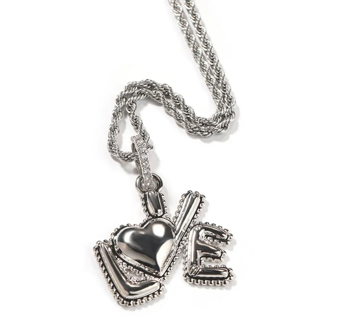 Love Heart Pendant Necklace