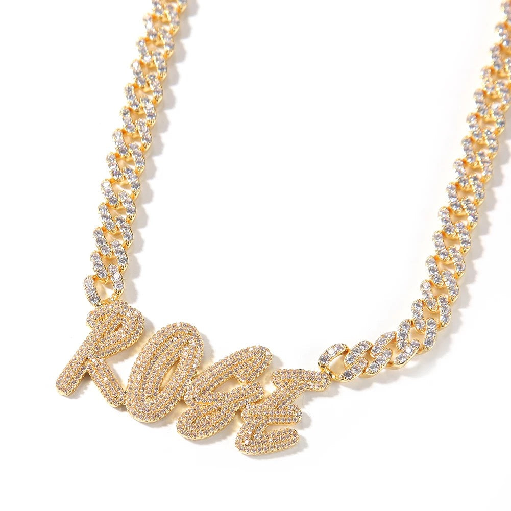 Icy Custom Name Cuban Necklace