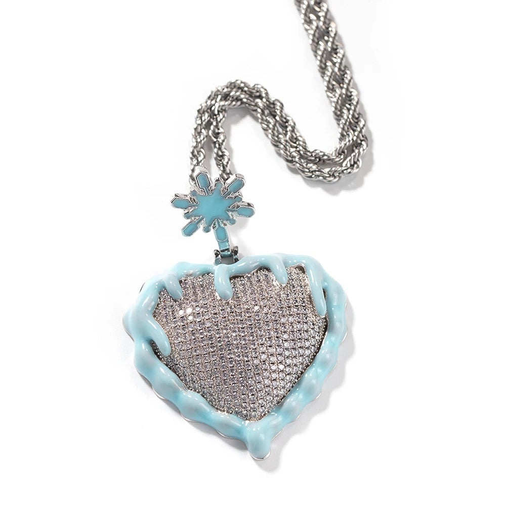 Glow in the Dark Heart Necklace