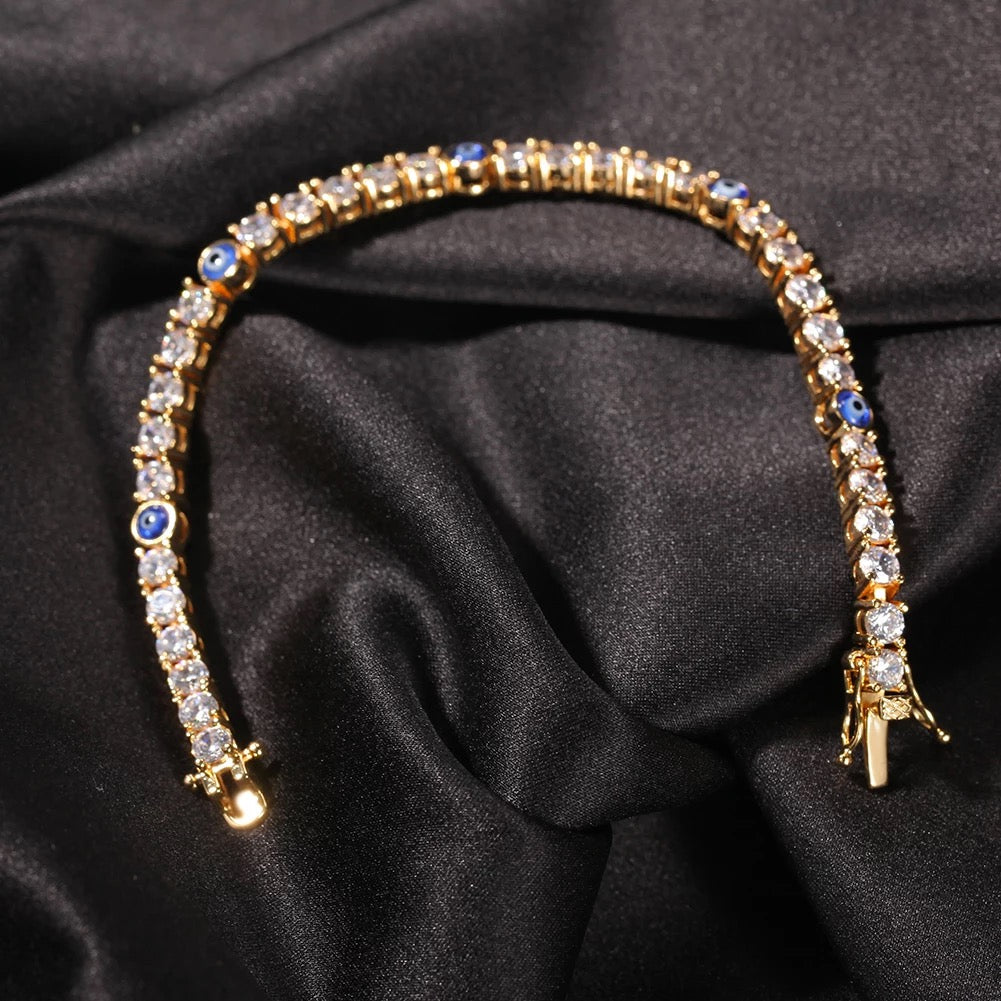 Evil Eye Tennis Bracelet