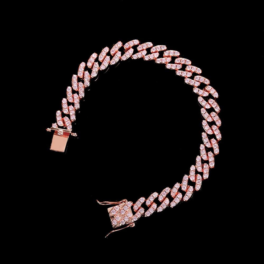 Pink Dreamy Cuban Link Bracelet