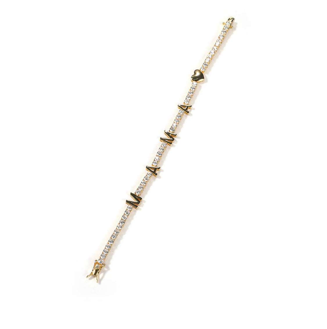 Custom Name Charm Tennis Bracelet