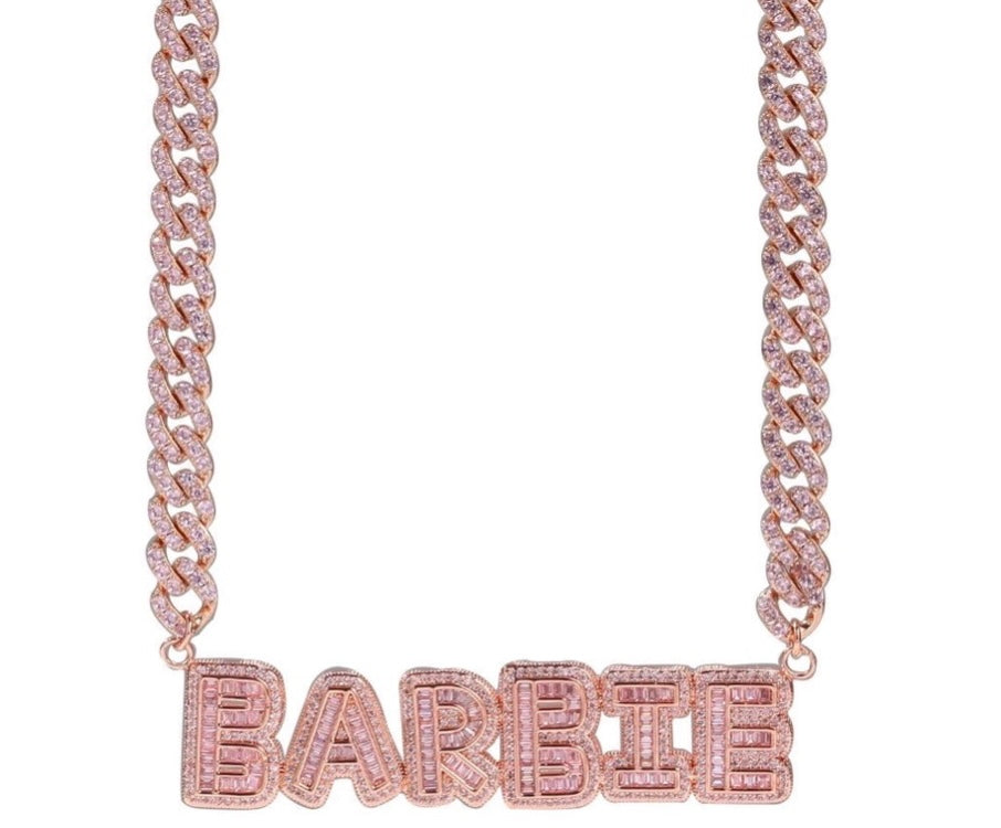 Icy Baguette Cuban Link Necklace