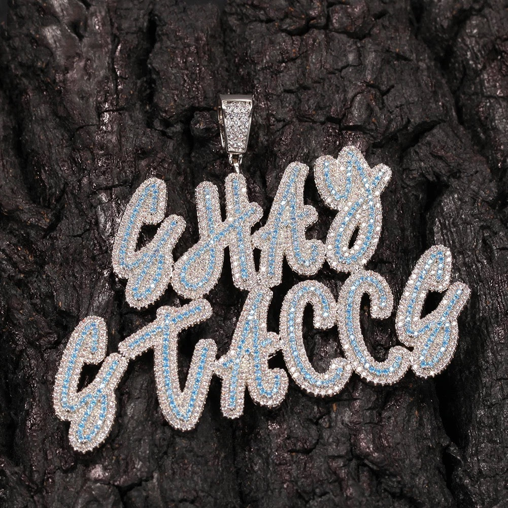 Two Tone Custom Name Chain