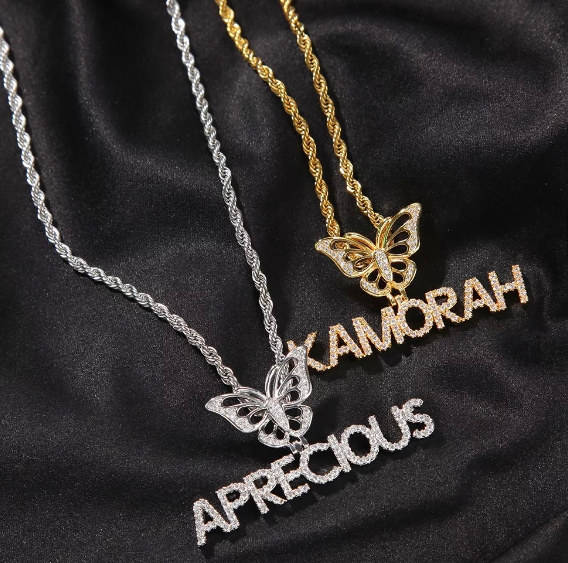 Custom Mini Butterfly Necklace