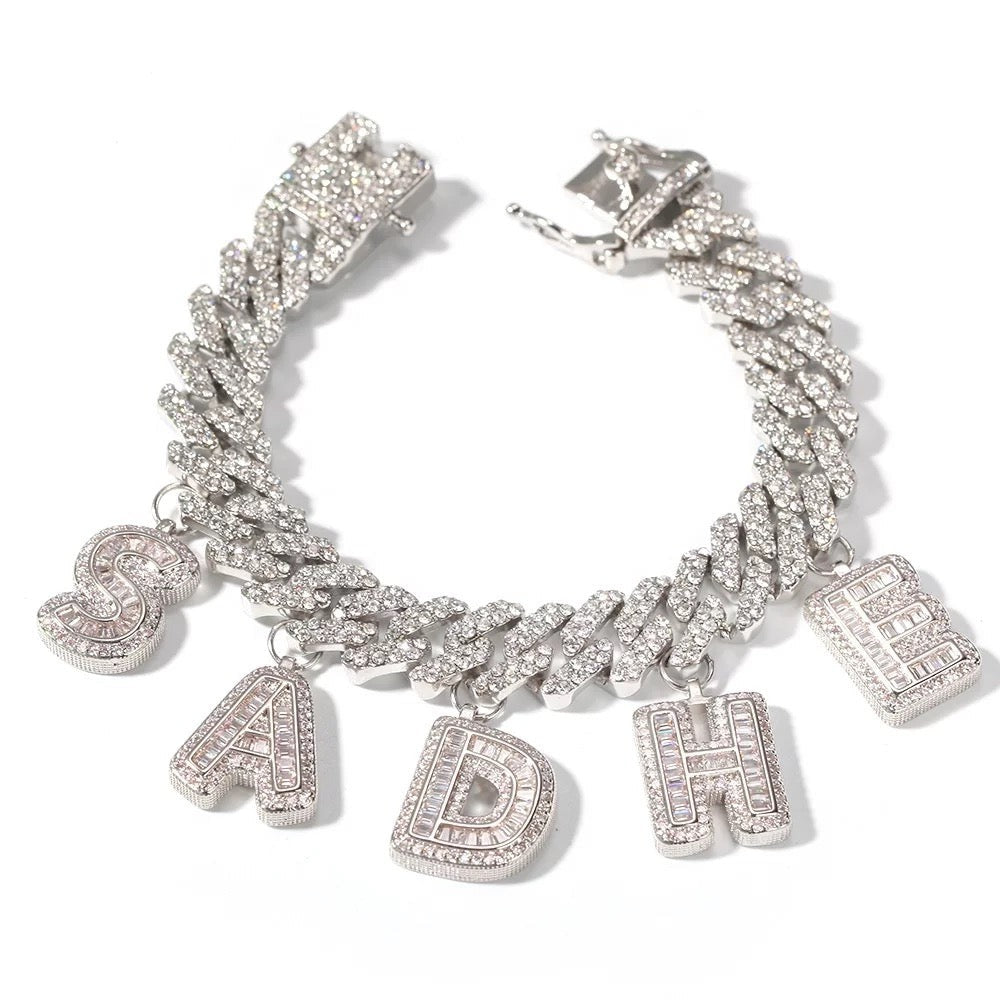 Custom Name Charm Chain