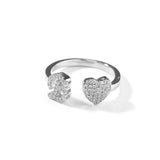 Custom Heart Initial Ring