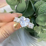 Icy Hearts Babe Ring