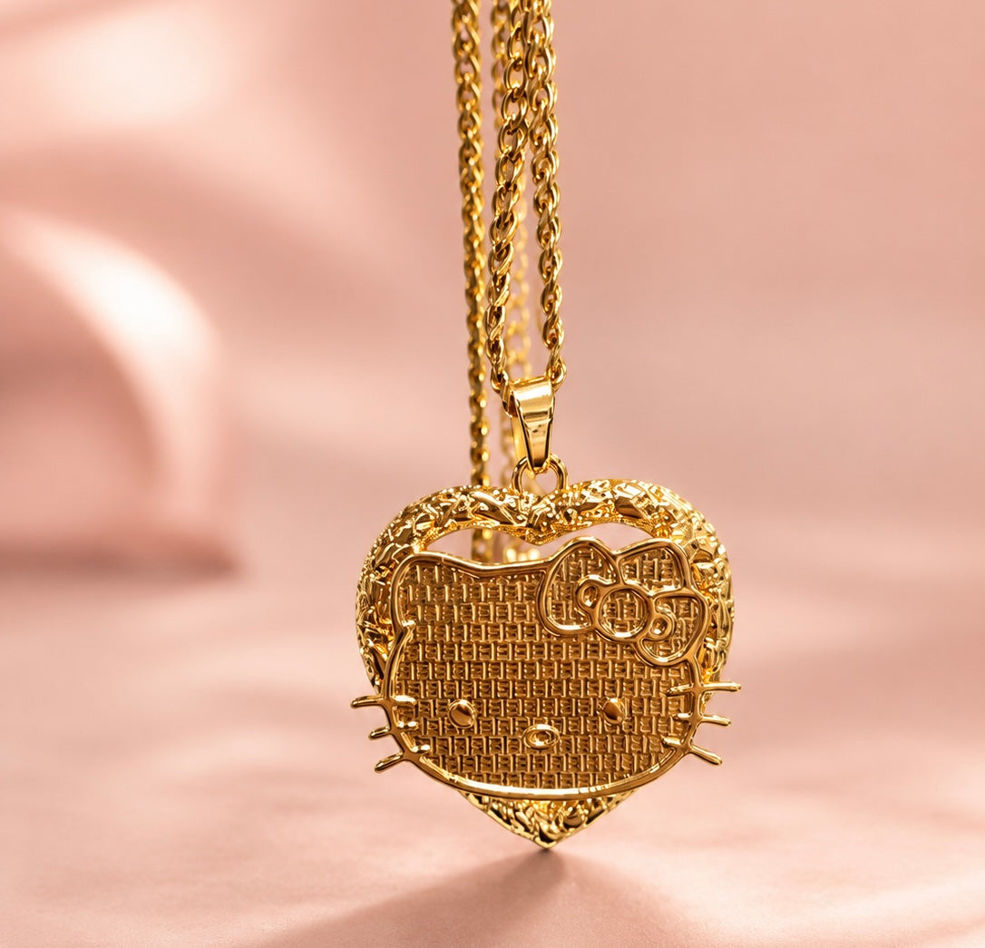 Icy Kitty Pendant Chain