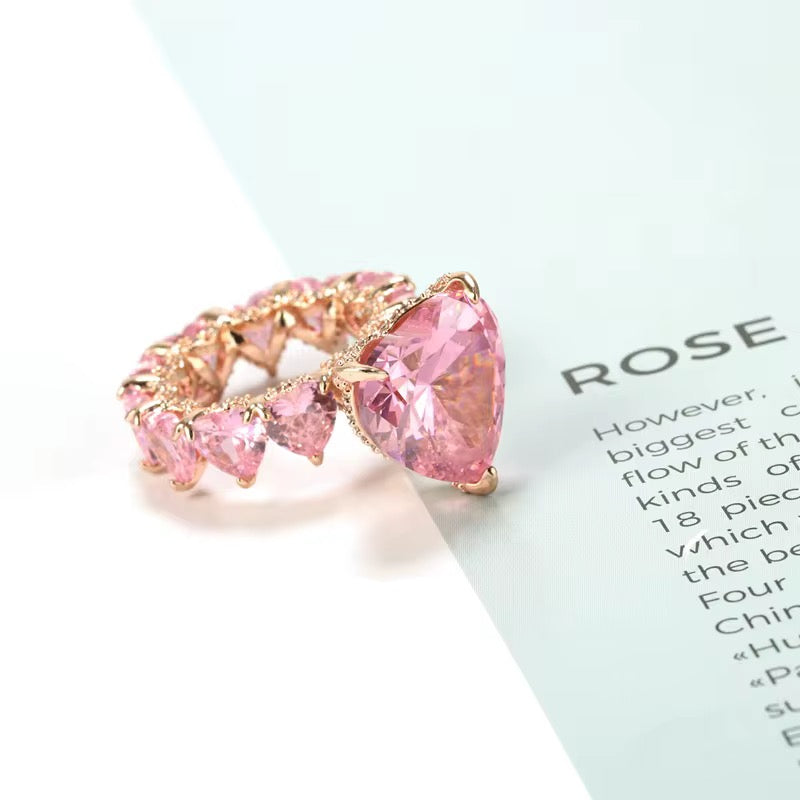 Icy Hearts Babe Ring