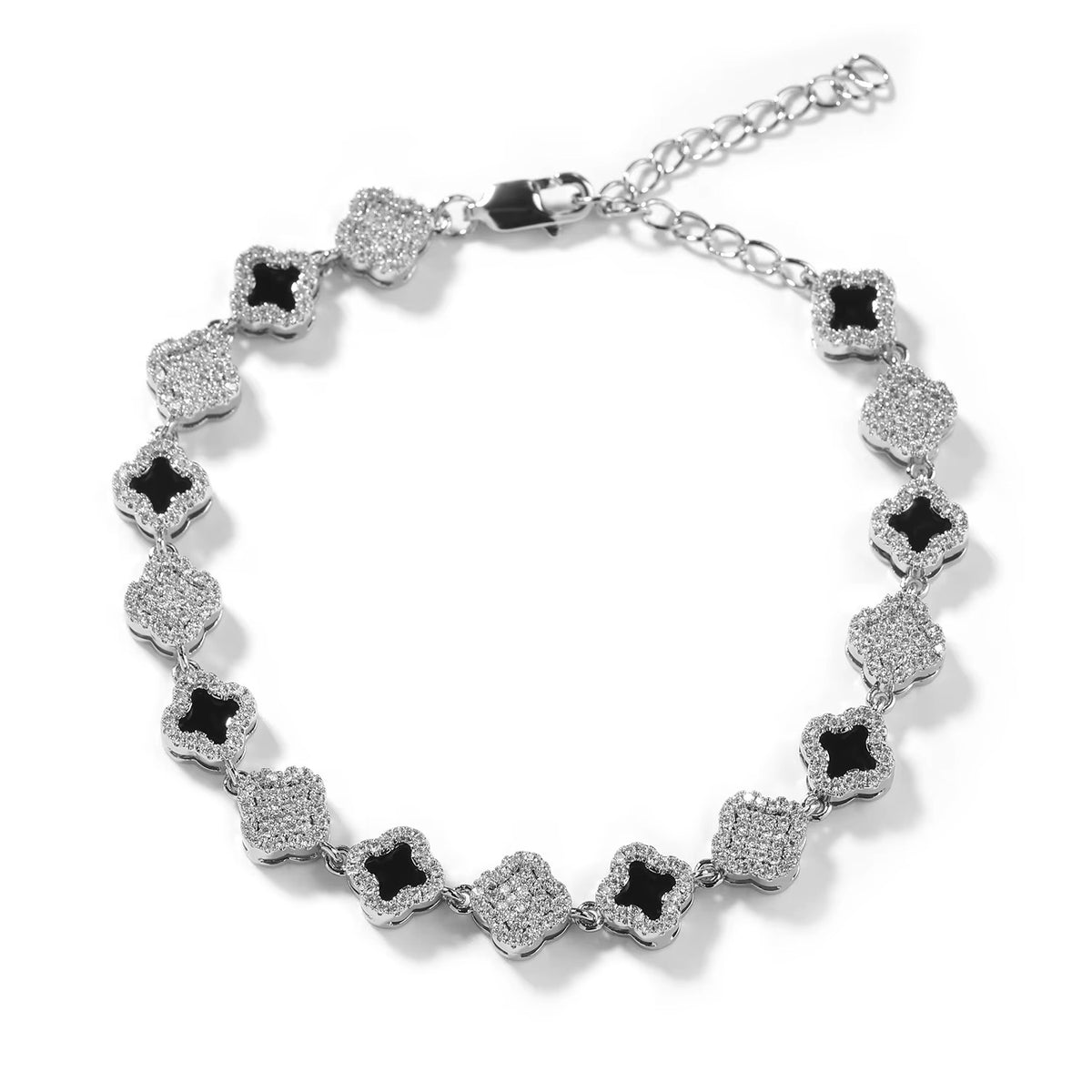Icy Clover Bracelet
