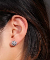 Icy Flower Studs