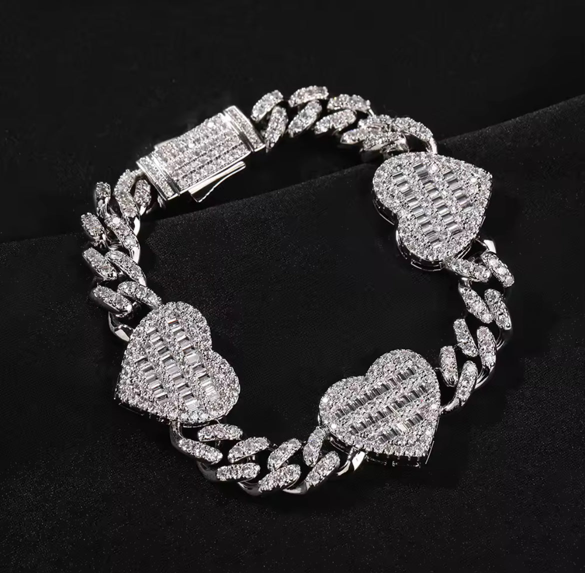 Thick Baguette Heart Cuban