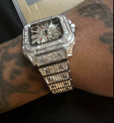 Icy Hollow Square Watch