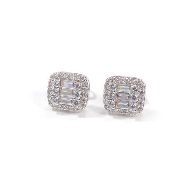 Icy Baguette Studs