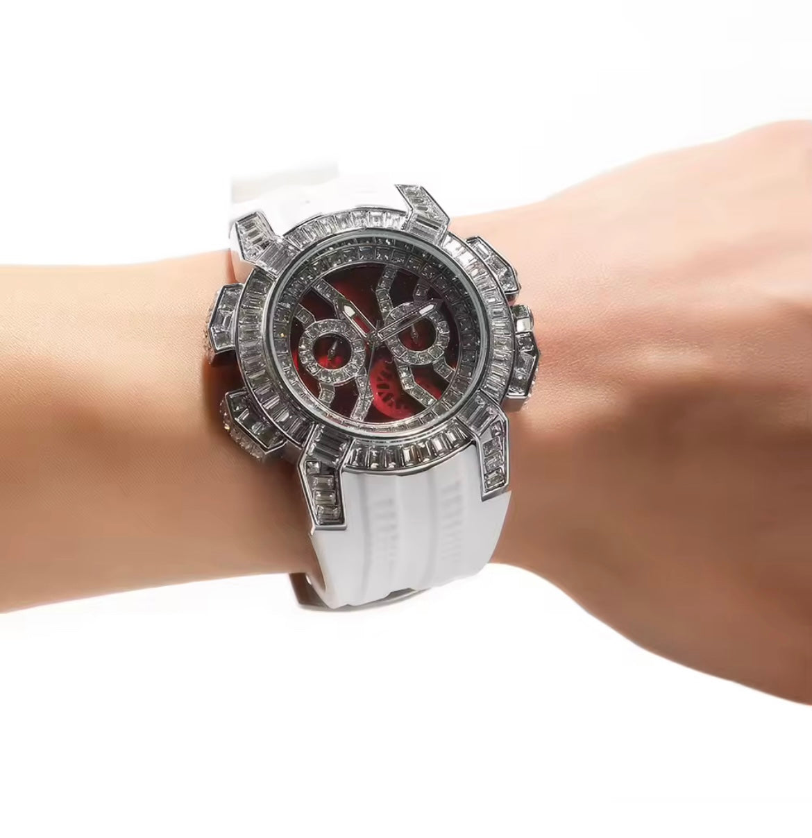 Baguette Icy Square Watch (Pre-Order)