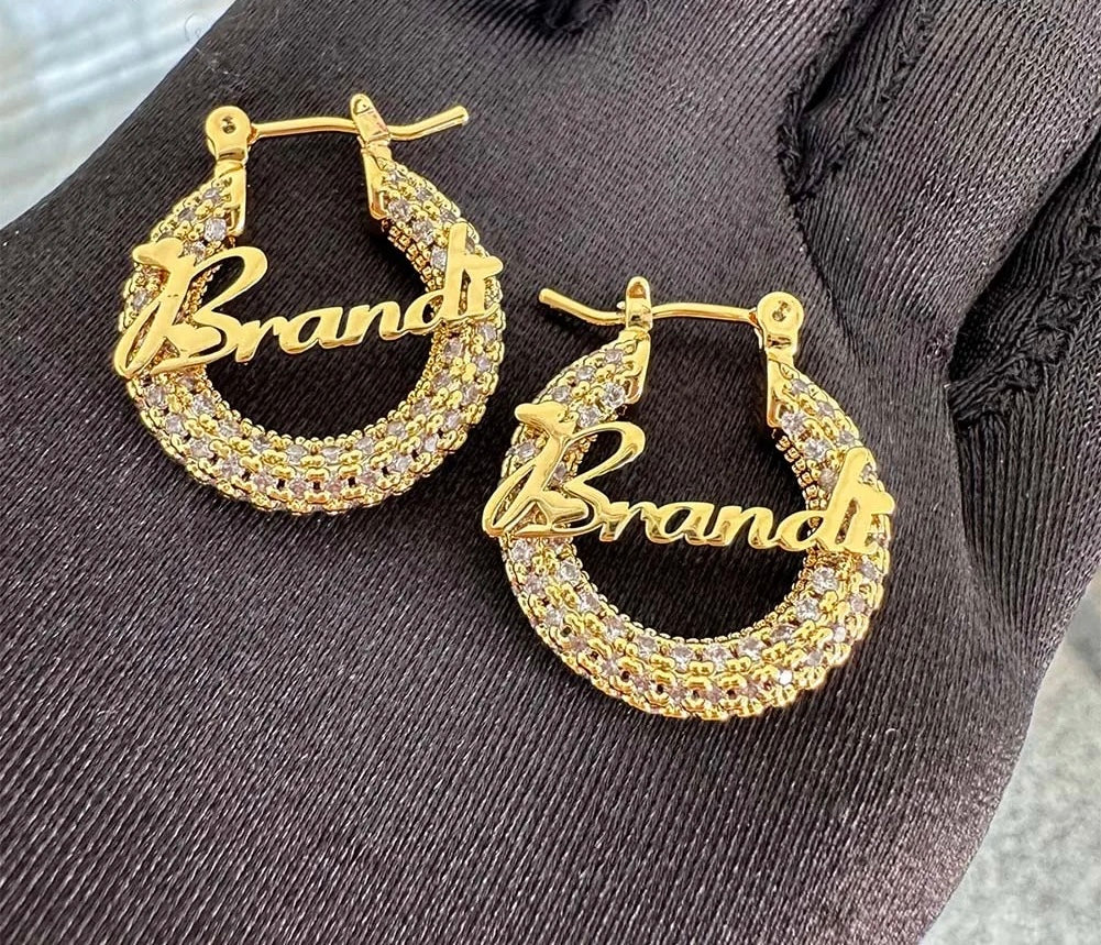 Icy Custom Hoop Earrings