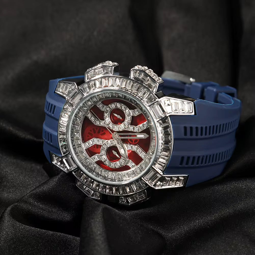 Baguette Icy Square Watch (Pre-Order)