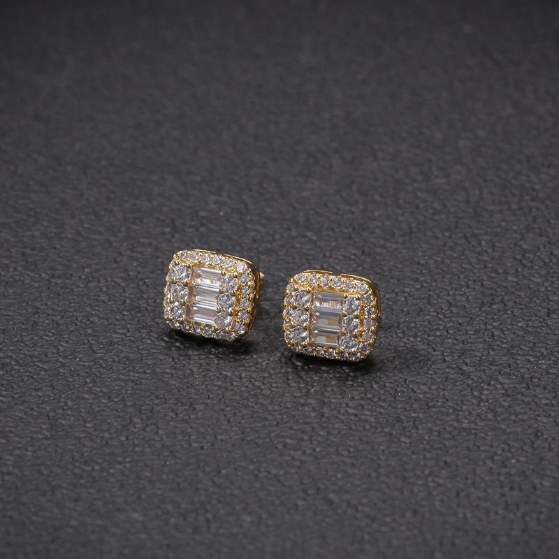 Icy Baguette Studs