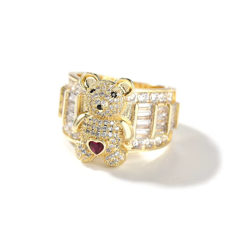 Icy Teddy Ring