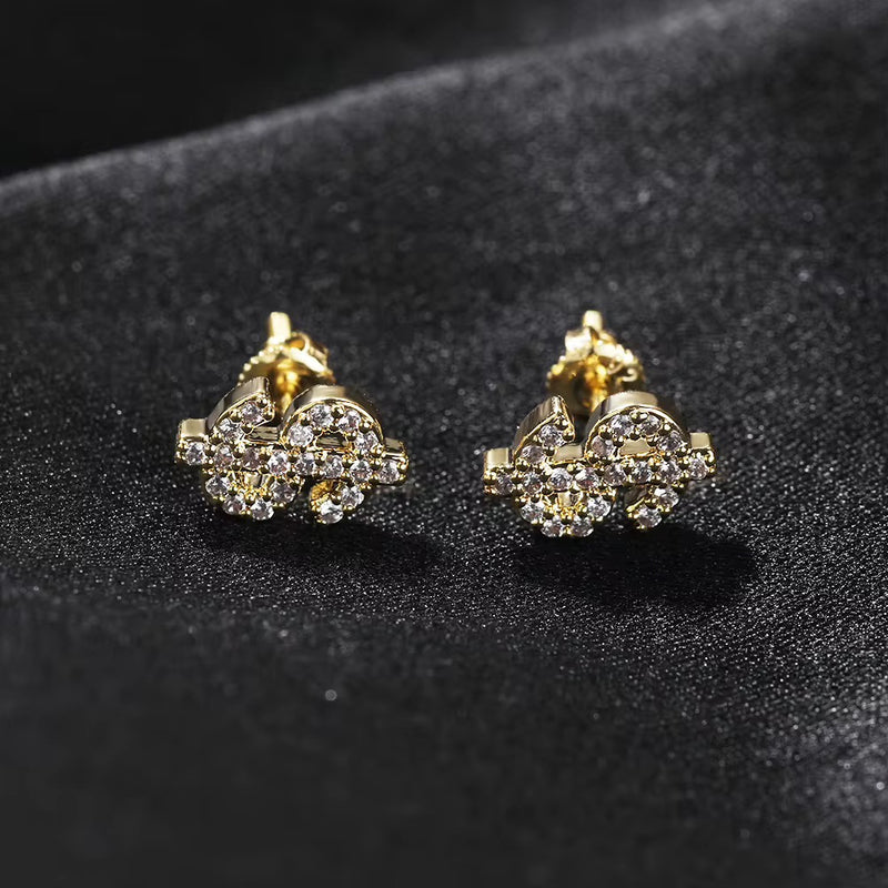 Icy Rich Girl Studs