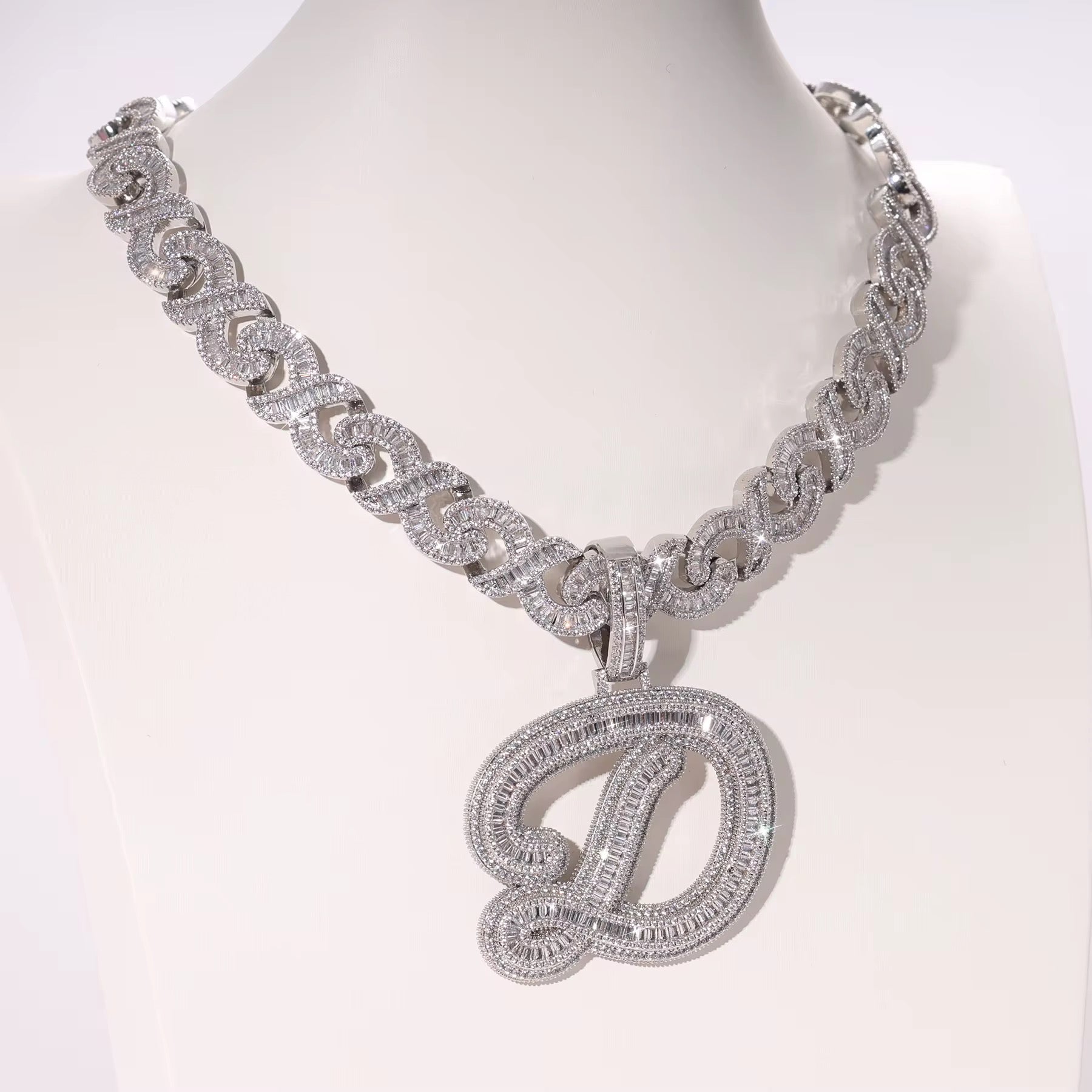 Infinity Initial Necklace