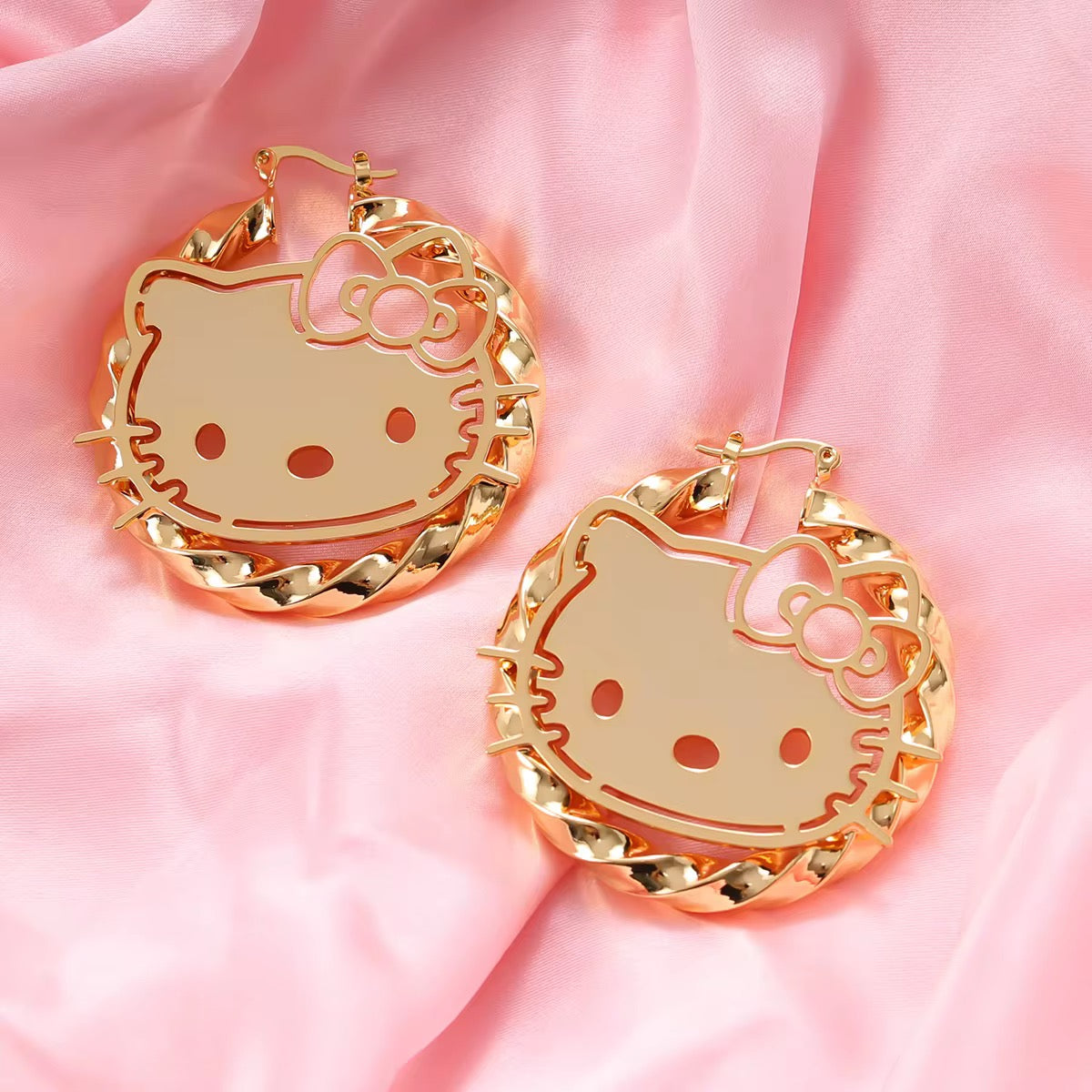 Icy Kitty Hoops