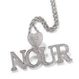 Thick Heart Custom Chain