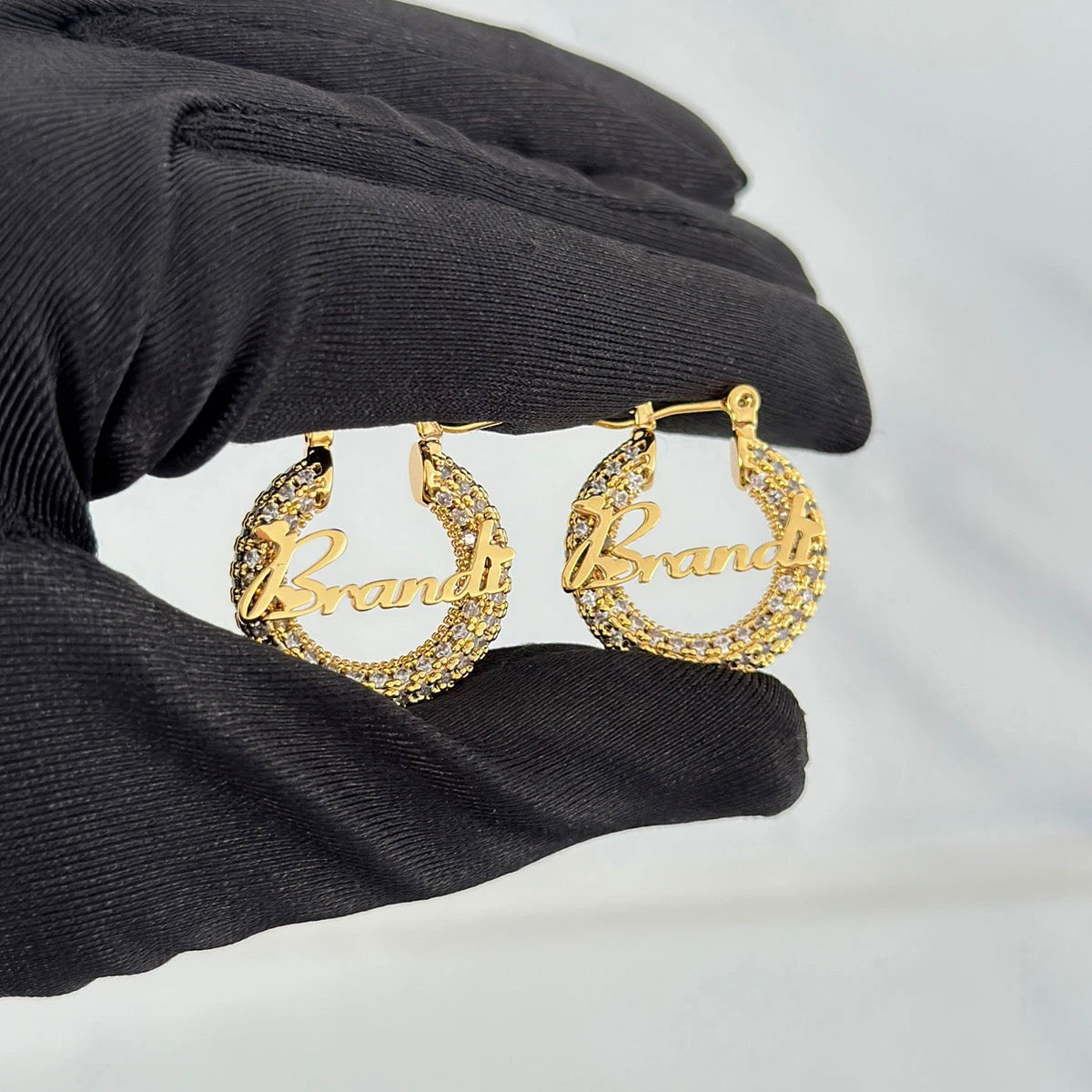 Icy Custom Hoop Earrings