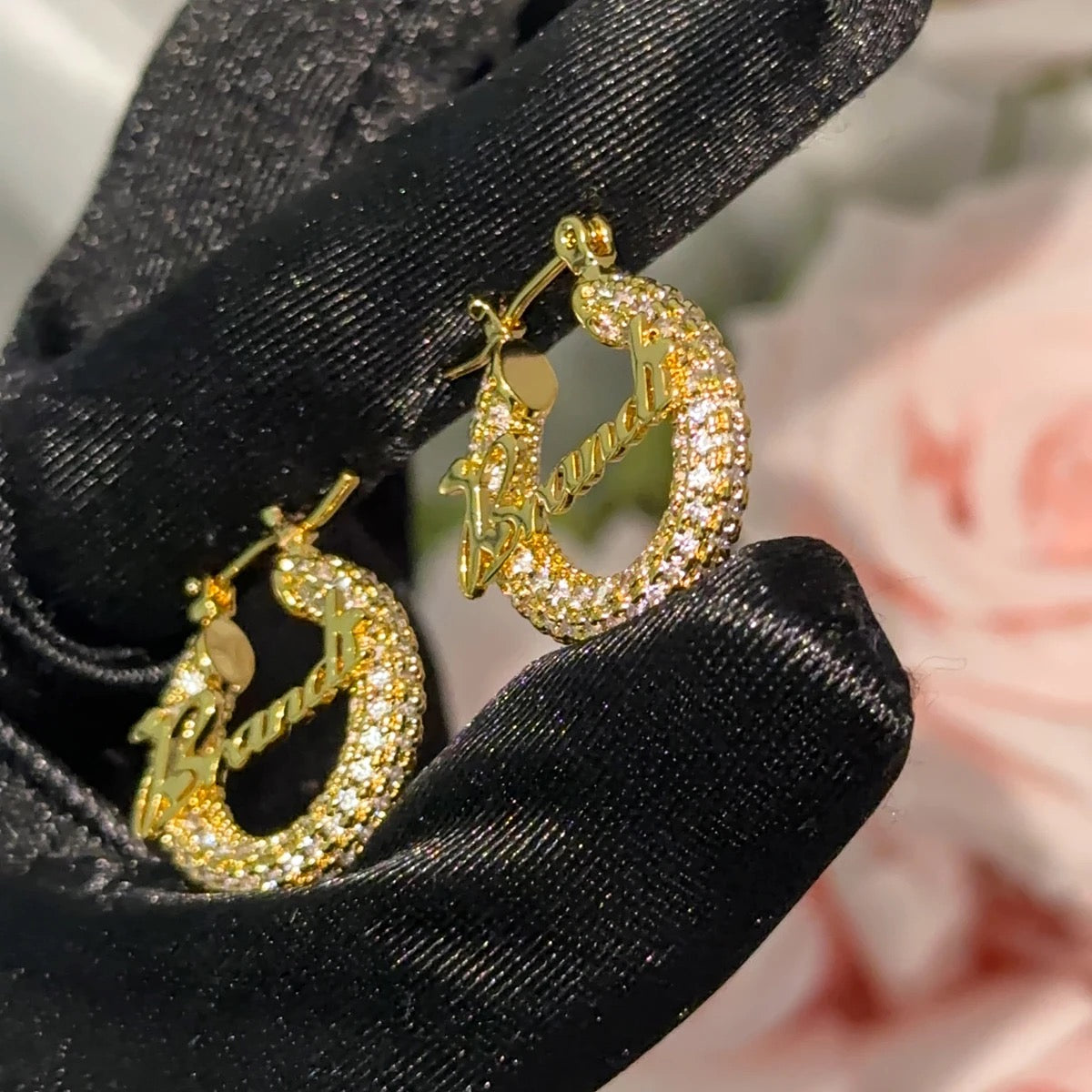 Icy Custom Hoop Earrings