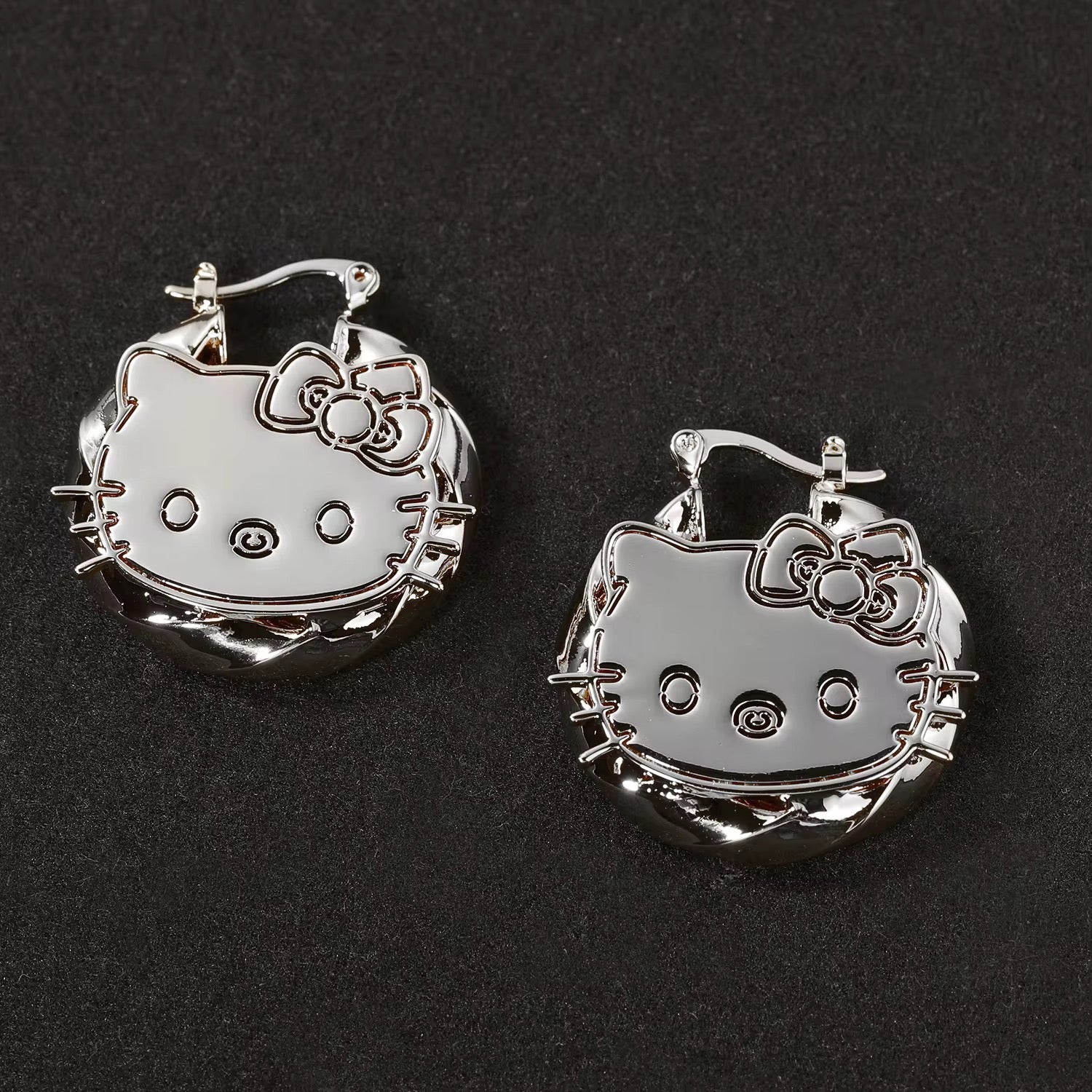 Icy Kitty Hoops