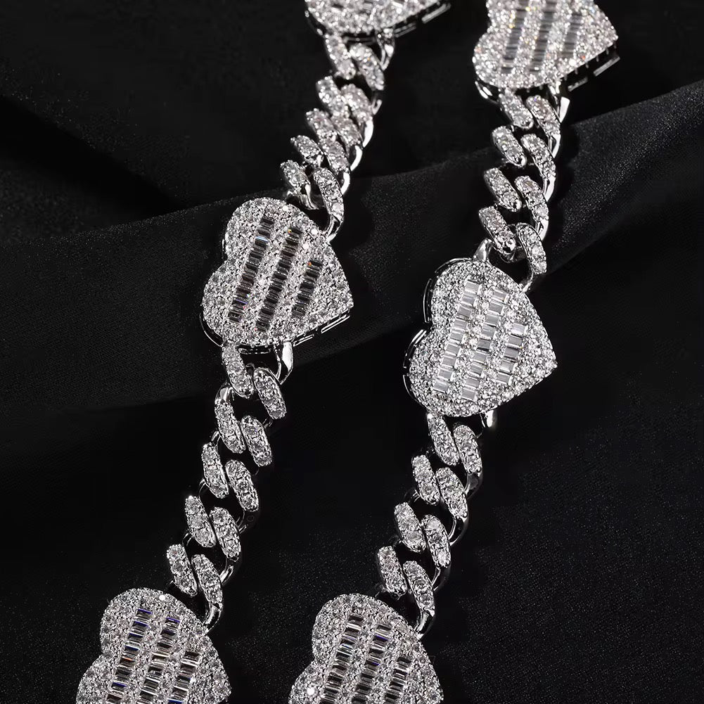 Thick Baguette Heart Cuban