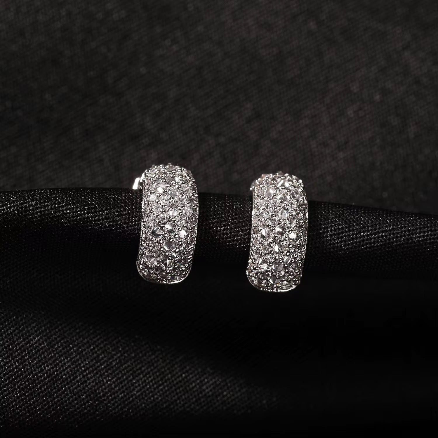 Icy Huggie Earrings