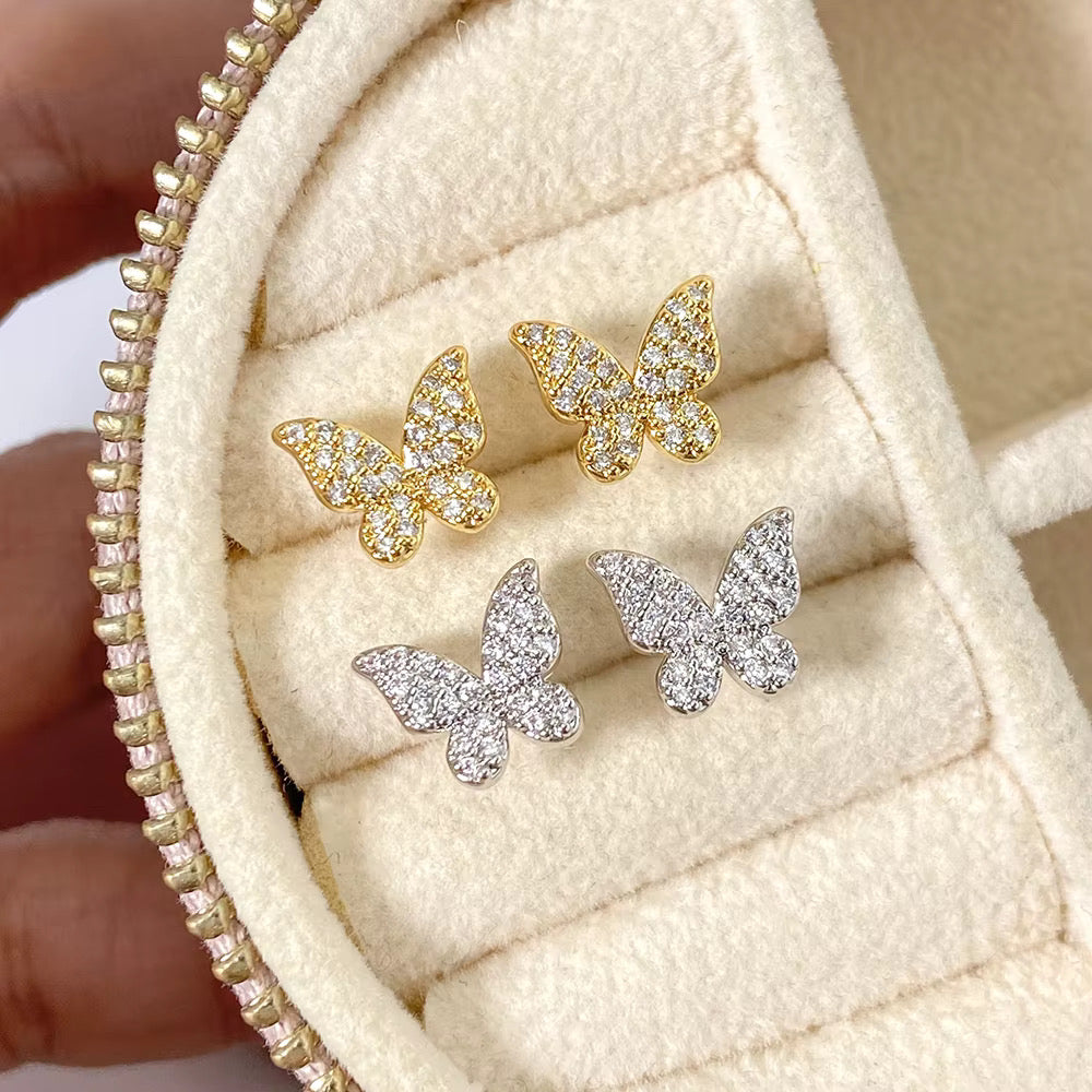 Icy Butterfly Earrings