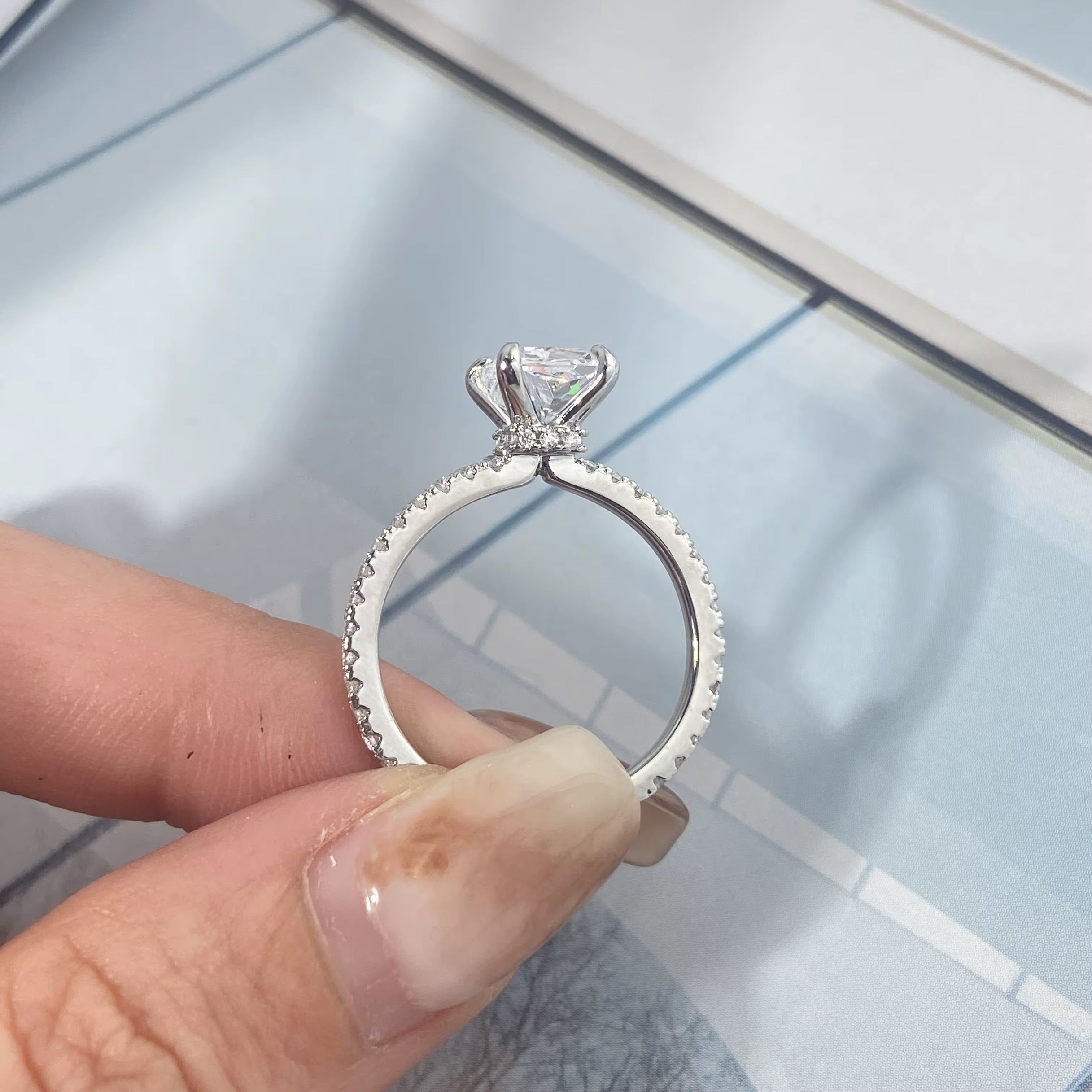 Square Radiant Cut Ring