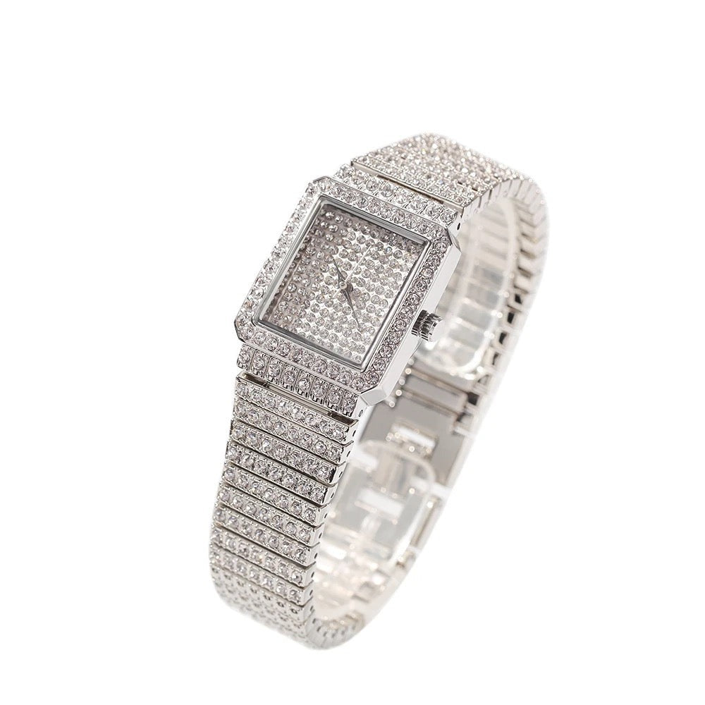 Icy Square Bracelet Watch