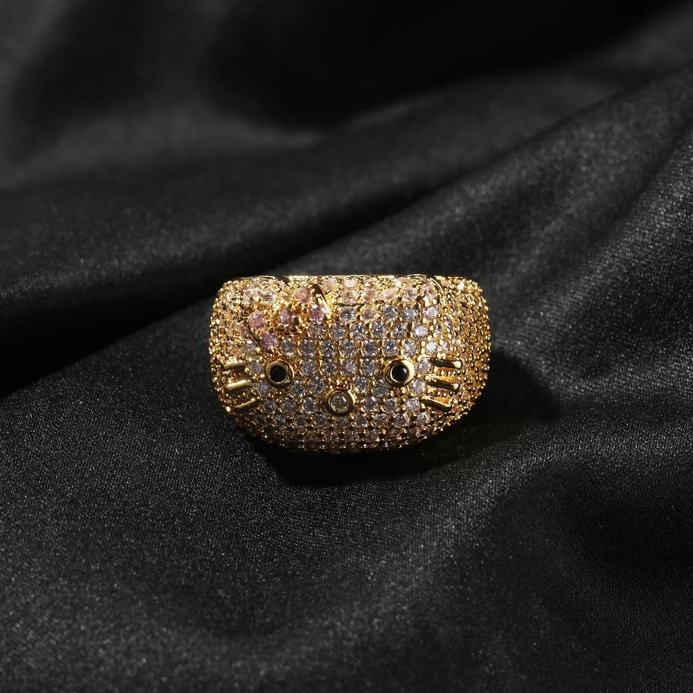 Icy Kitty Ring