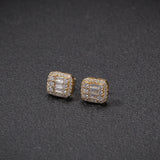 Icy Girl Baguette Studs