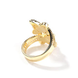 Butterfly Baguette Ring