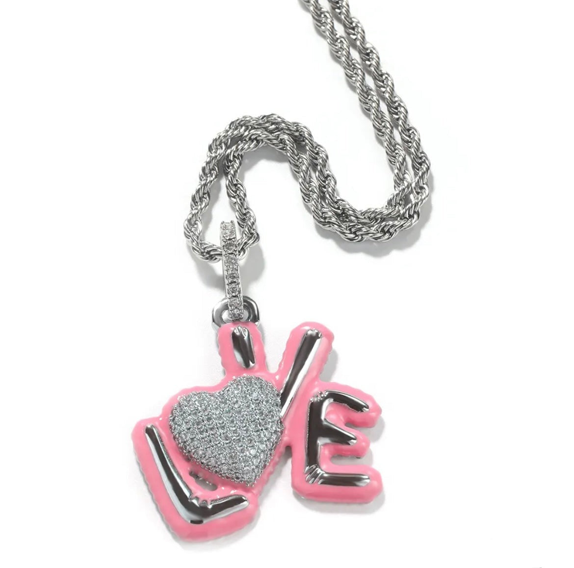 Love Heart Pendant Necklace