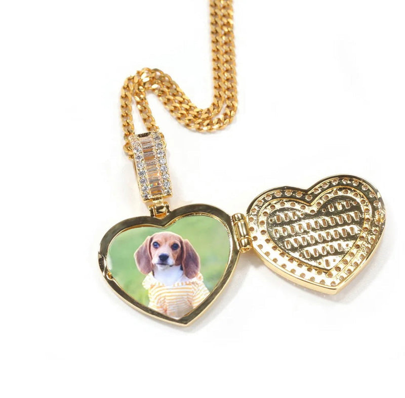 Heart Photo Locket Necklace (Small)