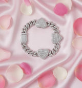 Thick Baguette Heart Cuban